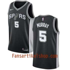 NBA San Antonio Spurs Trikot Dejounte Murray 5 Nike 2017-18 Schwarz Swingman - Herren